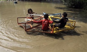 ارتش پاکستان چندین بالگرد به مناطق سیل زده اعزام کرد