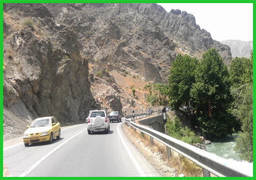 طبیعت جاده چالوس در یک نگاه