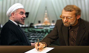لاریجانی قانون الزام دولت به حفظ دستاوردهای هسته&zwnj;ای را ابلاغ کرد