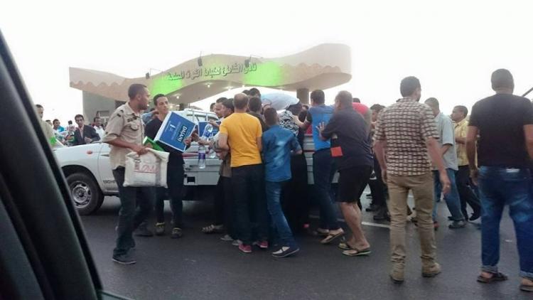 جنجالی ترین سفره افطار در مصر+تصاویر