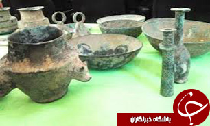 کشف 39 قلم شی تاریخی وفرهنگی درشهرستان گالیکش