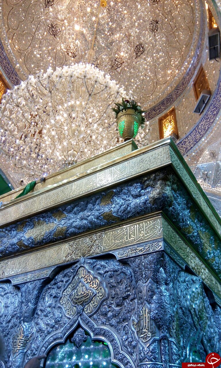 نزدیکترین لنز دوربین به مرقد امام حسین (ع)