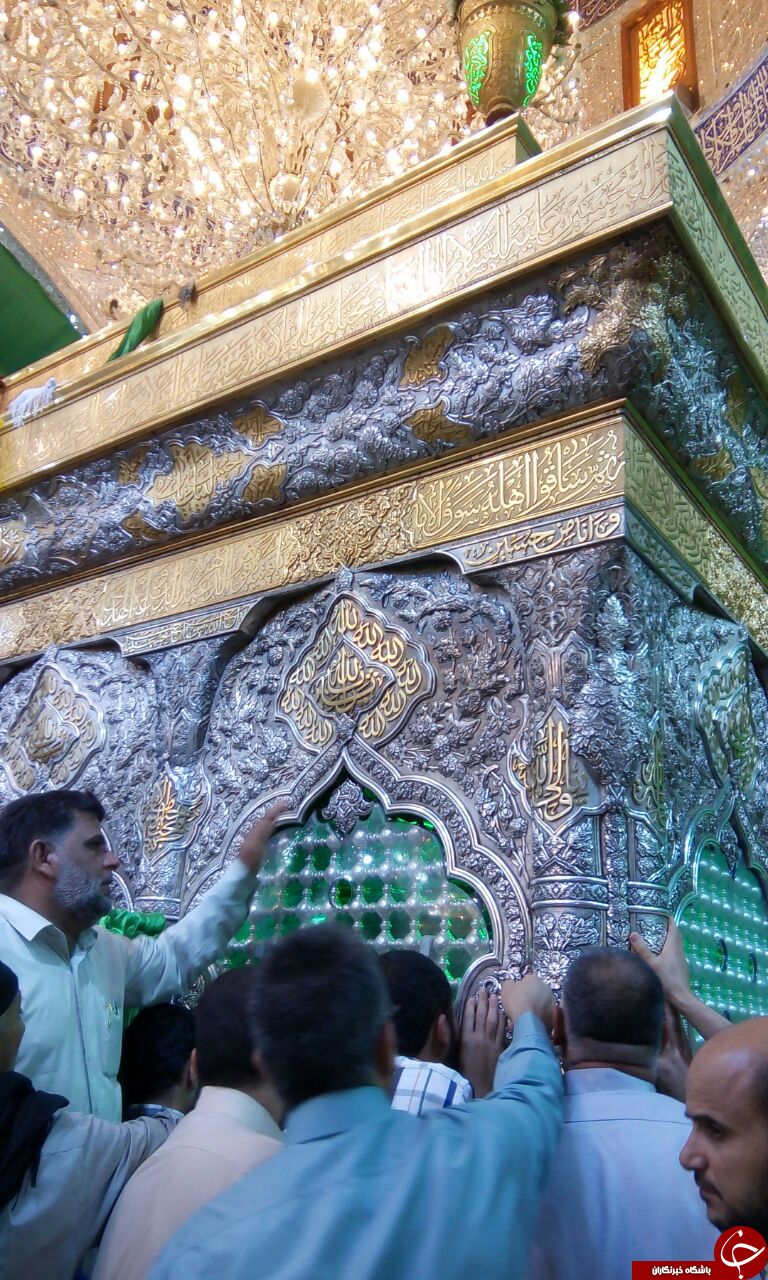 نزدیکترین لنز دوربین به مرقد امام حسین (ع)