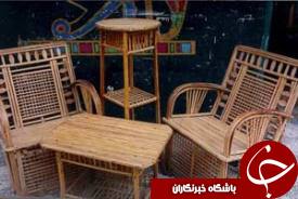 تلفیق بامبو با هنرهای سنتی گیلان