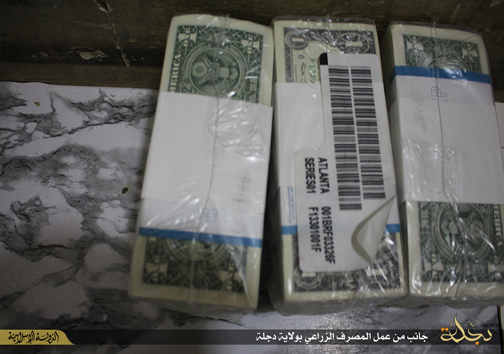 دسته چک داعش!+تصاویر