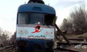راه آهن بعد از ایستگاه از خط خارج شد + فیلم