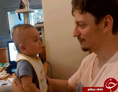 تعجب کاربران از حرف زدن نوزاد 3 ماهه + عکس