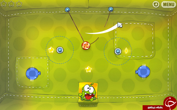 بازی جذاب Cut the Rope 2 +دانلود