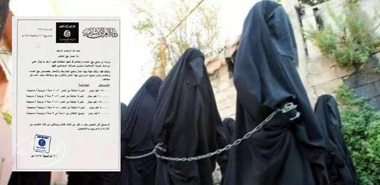 انتشار فهرست قیمت برده&zwnj;های جنسی داعش در سراسر عراق و سوریه+ تصاویر