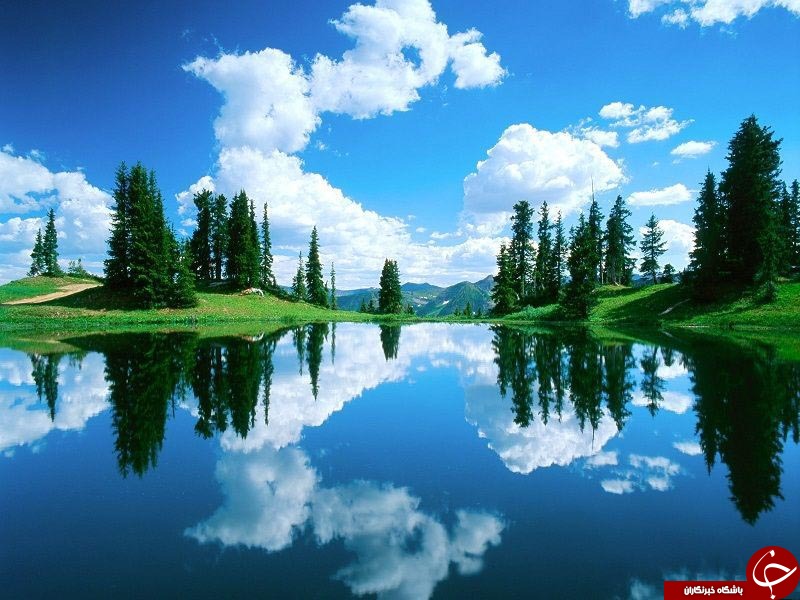 تصاویری بکر و زیبا از انعکاس طبیعت در آب + ///عکس در حال کار