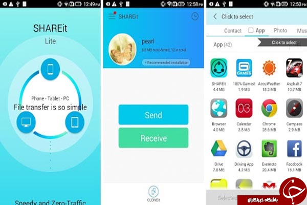 نرم افزار انتقال فایل Shareit +دانلود