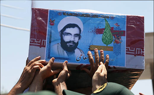 گزارش تصویری/ مراسم استقبال از پیکر شهید غواص در قم