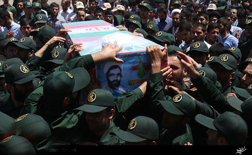 مراسم وداع با شهید غواص حجت&zwnj;الاسلام محمد شیخ شعاعی  + تصاویر