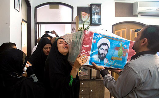 مراسم وداع با شهید غواص حجت&zwnj;الاسلام محمد شیخ شعاعی  + تصاویر
