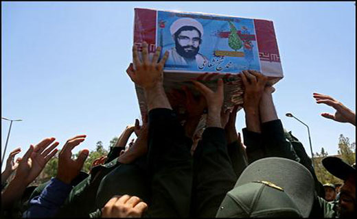 مراسم وداع با شهید غواص حجت&zwnj;الاسلام محمد شیخ شعاعی  + تصاویر