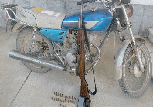 کشف اسلحه جنگی سیمینوف و ۲۴ فشنگ از شکارچیان متخلف در پارک ملی گلستان