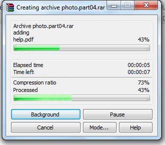 با winrar فايل هايتان را قسمت بندي كنيد!////////كار نشود