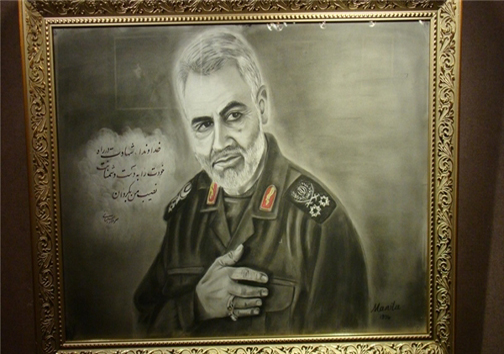 نمایشگاه نقاشی  سردار &laquo;سلیمانی&raquo; در افغانستان
