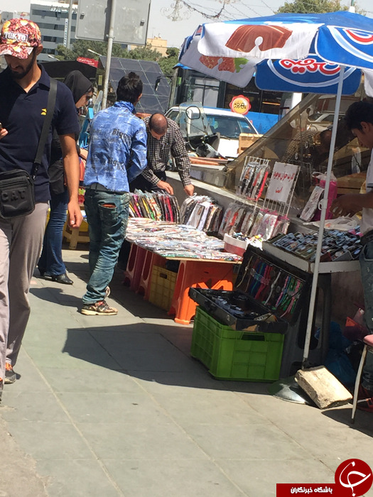 دستفروشان مهمان ناخوانده چهارراه ولیعصر
