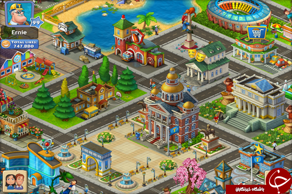 بازی مدیریت و ساخت شهر Township +دانلود