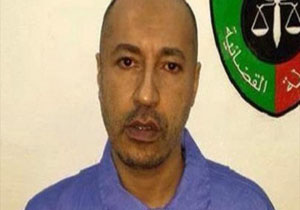 پسر قذافی خواستار آزادی خود شد