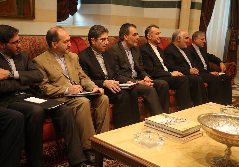 تصاویر دیدارهای ظریف در بیروت