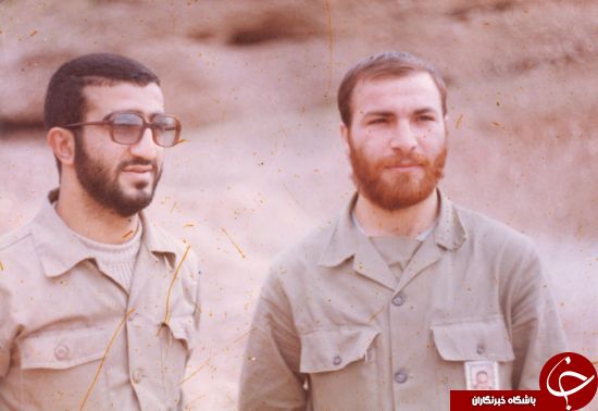عکسی منتشر نشده از دوران جوانی دو مداح جنگ