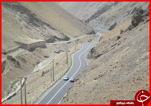 عملیات خط کشی در جاده كرج -چالوس آغاز شد