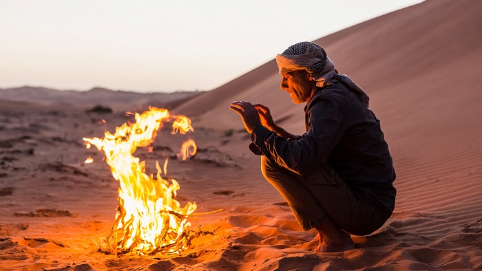 مسلمان شدن  یک بیابان&zwnj;نورد ایتالیایی در صحرا  + عکس