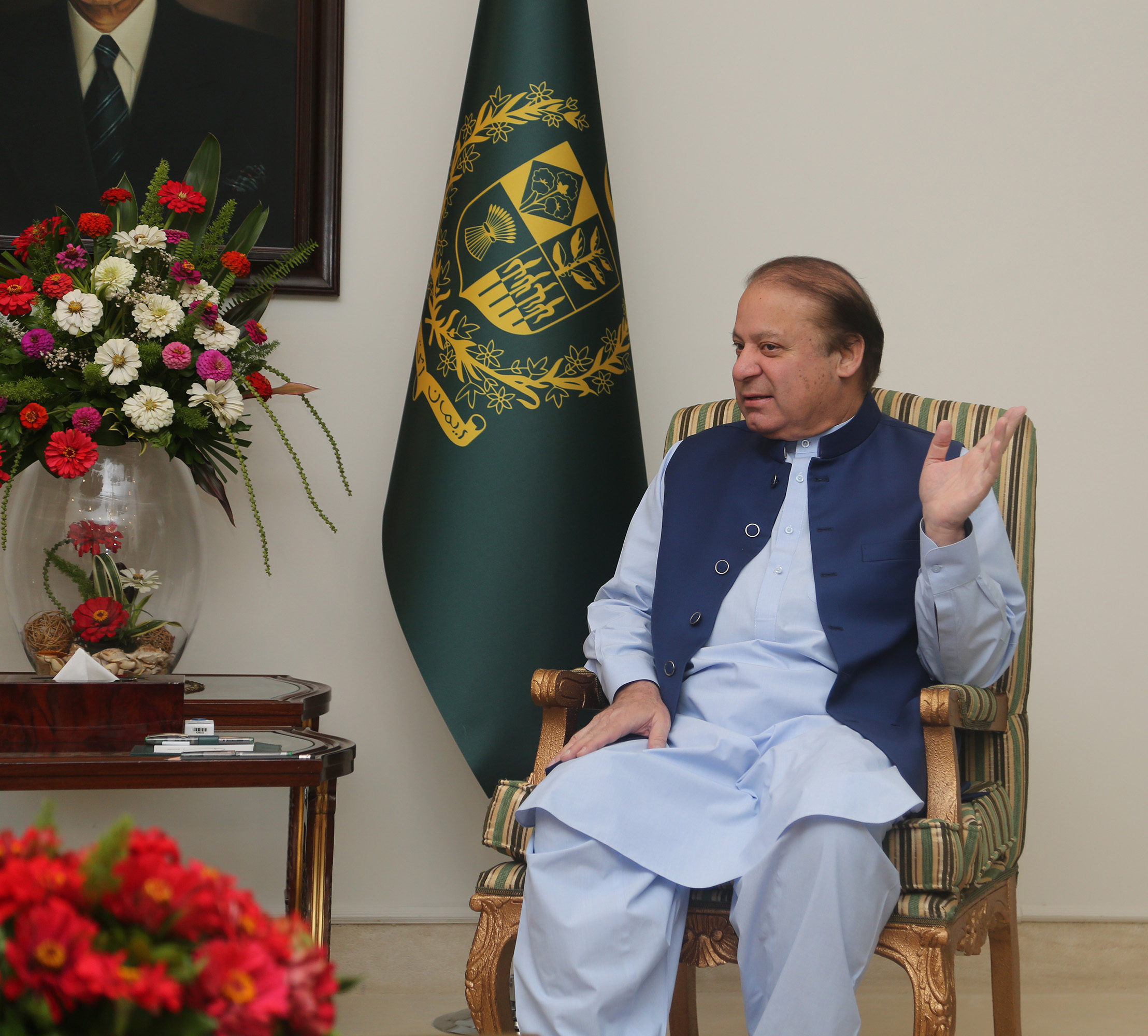 تصاویر دیدار ظریق و نواز شریف تصاویر دیدار ظریق و نواز شریف