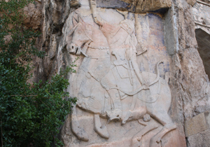 تنها سنگ نگاره رستم دستان در ایران