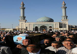 مراسم ارتحال آیت‌الله قرهی با حضور علما + تصاویر