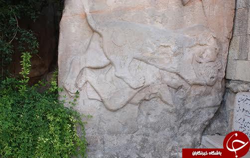 تنها سنگ نگاره رستم دستان در ایران