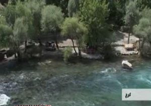 زمین خواری در جاده چالوس + فیلم