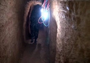 کشف تونل 600 متری متعلق به گروه تروریستی داعش در سوریه