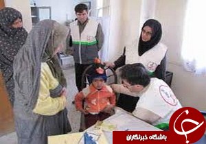 معاینه رایگان  اهالی منطقه محروم انبوه رودبار