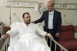 عیادت مشاور وزیر ورزش و جوانان از خبرنگار ورزشی