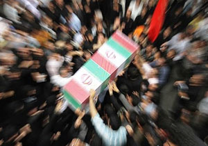 تشییع پیکر شهید 