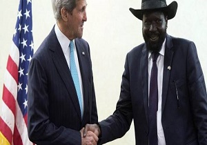 گفتگوی تلفنی جان کری و رئيس جمهور سودان جنوبی