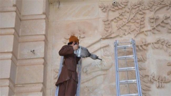 داعش آثار باستانی نینوا را تخریب کرد