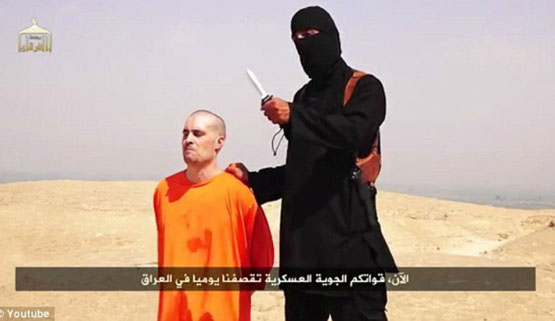 جلاد داعش نگران از دست دادن سرش است+ تصاویر