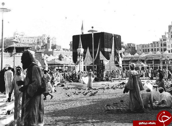 تصویری آرام&zwnj;بخش از کعبه قرن نوزدهم