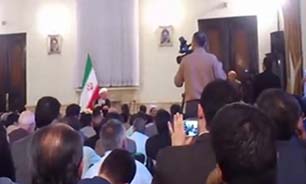 طنزگویی داریوش کاردان در حضور هاشمی رفسنجانی + فیلم