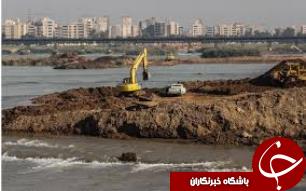 غیر قانونی بودن ساخت و سازهای سـاحل کـارون