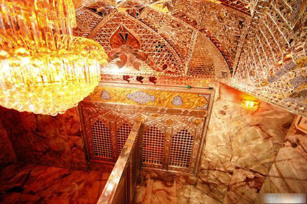 ضریح امام حسین (ع) از داخل+تصاویر