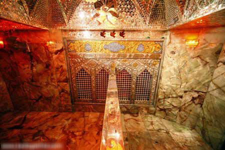 ضریح امام حسین (ع) از داخل+تصاویر