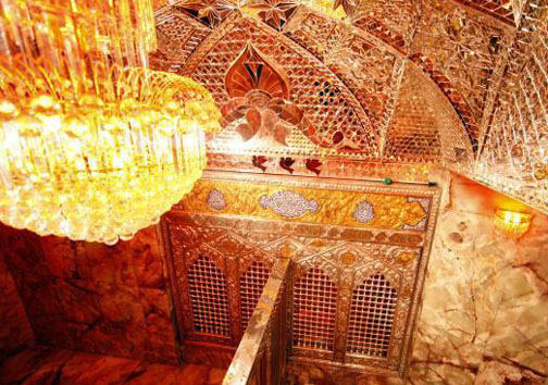 تصاویر دیدنی از داخل ضریح منور امام حسین(ع)