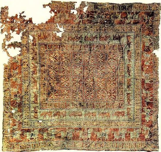 قدیمی ترین فرش جهان در دوران هخامنشی