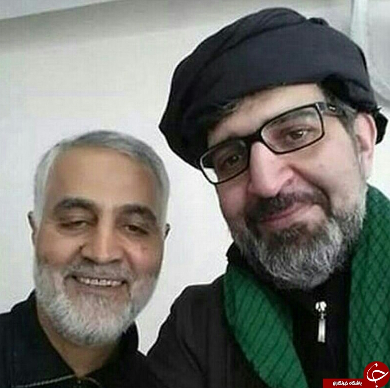 سلفی دیپلماتیک با حاج قاسم سلیمانی+عکس