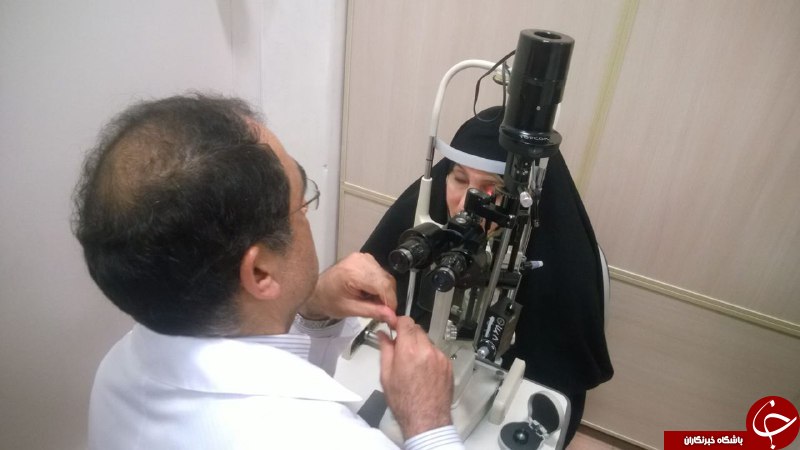 معاینه افخم توسط وزیر بهداشت